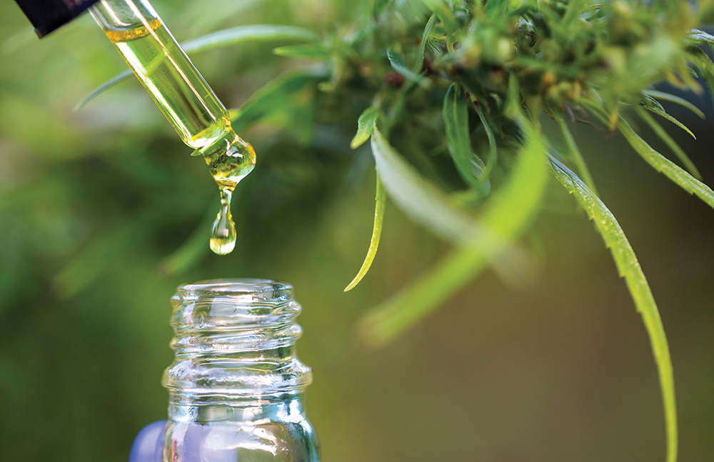 Small spray bottle designed for sublingual cannabis delivery